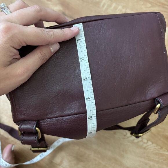 Fossil Megan Backpack Fig Small Purple Maroon Excellent Used Condition - Picture 8 of 12